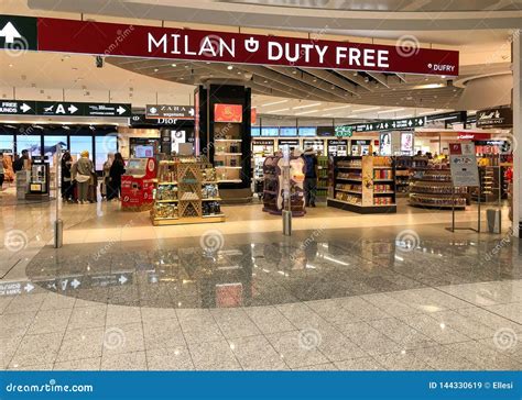 duty free milan airport
